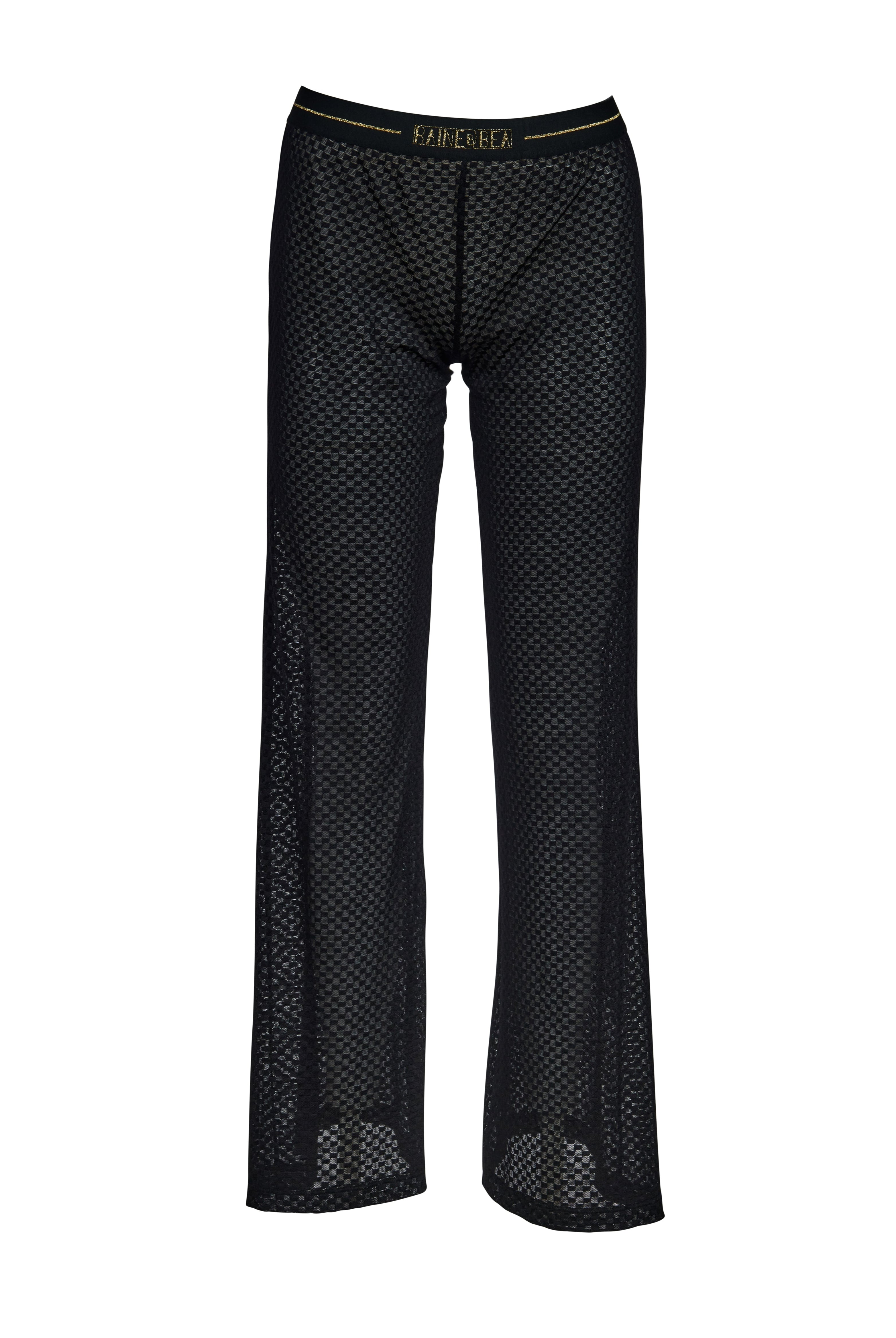 Encore Black Lace Bootcut Lounge Pants