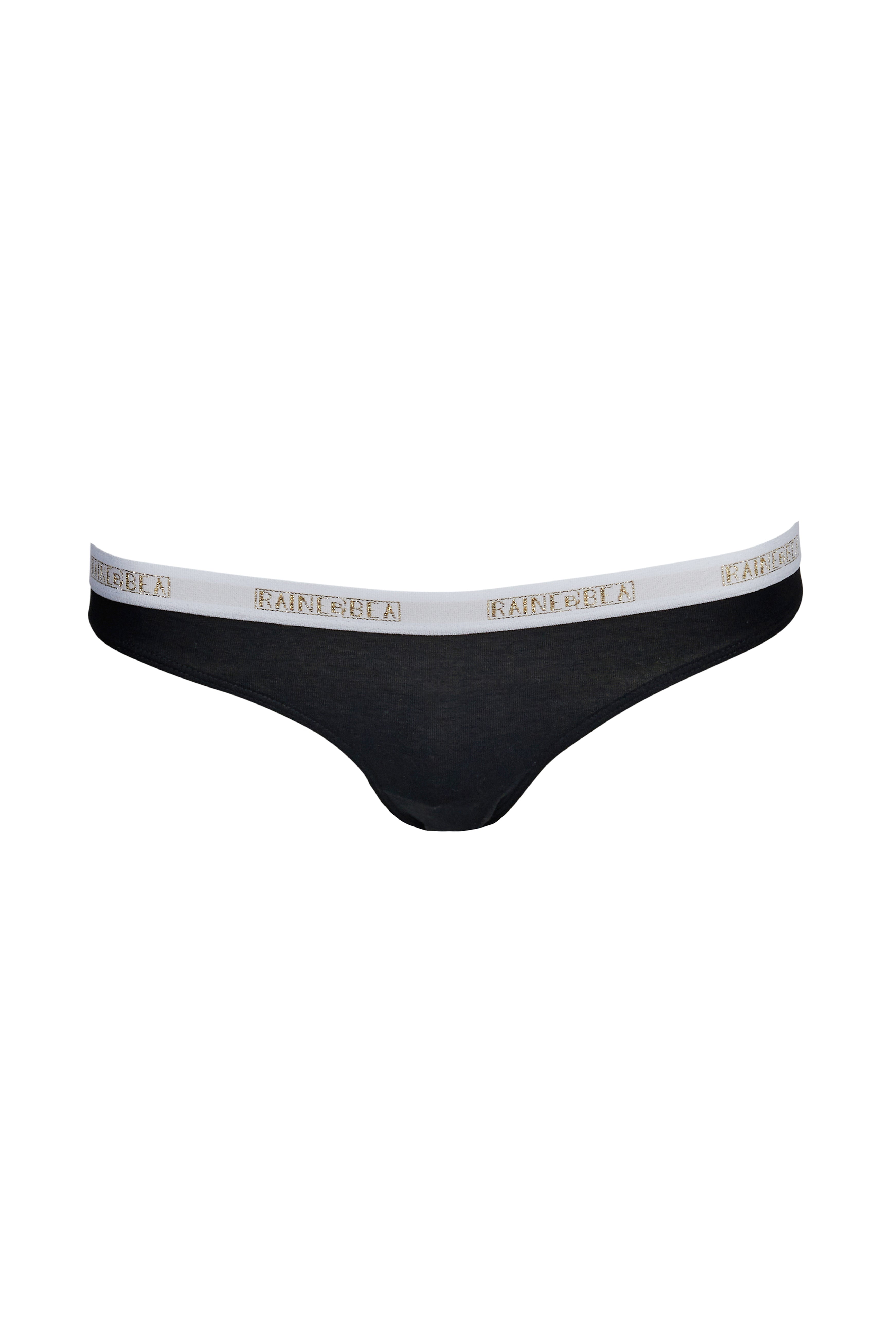Black encore jersey thong sport underwear lounge