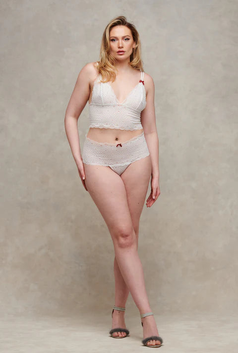 Cream Lace Bralette