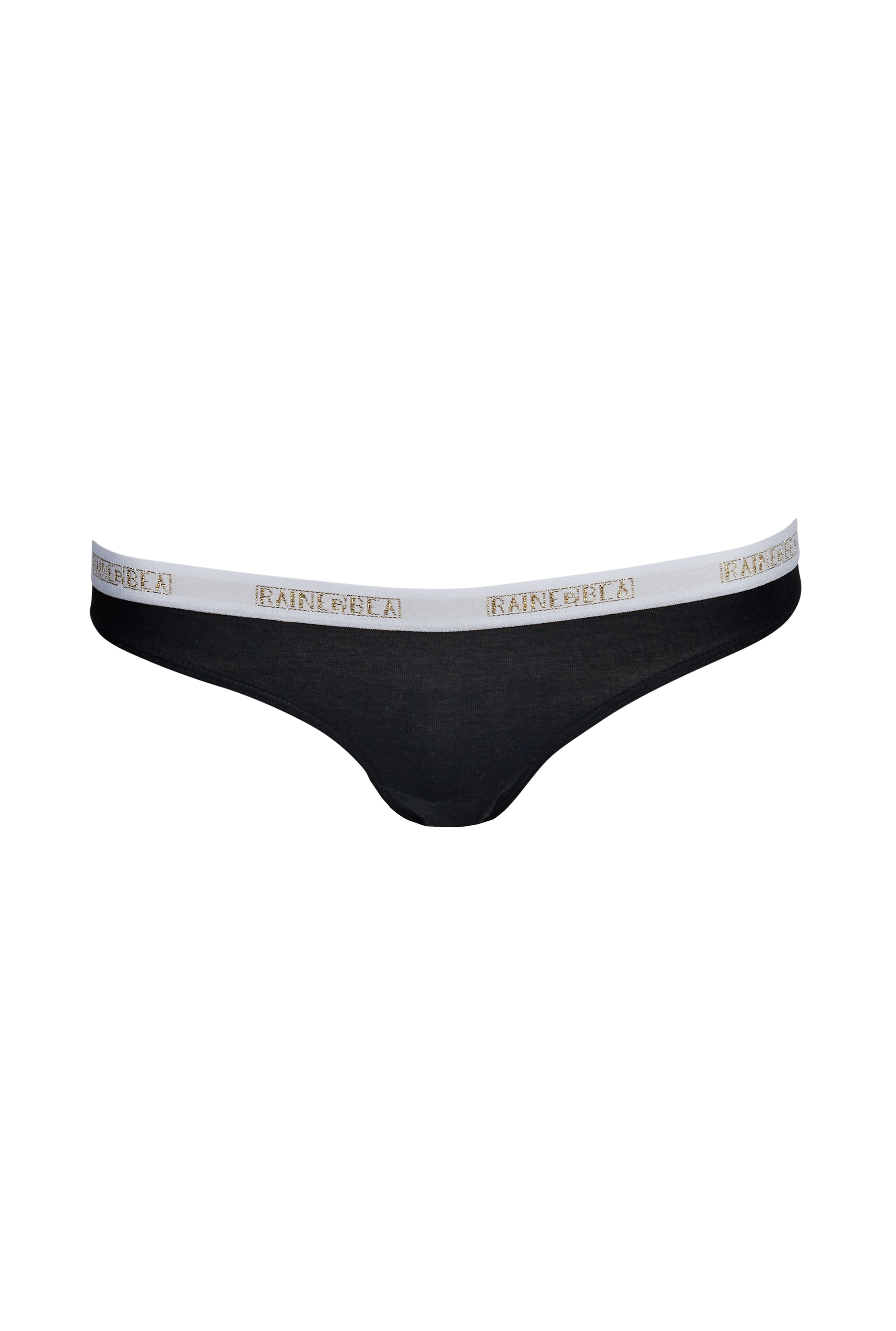 Black encore jersey thong sport underwear lounge
