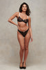 Spotlight Black Mesh Thong