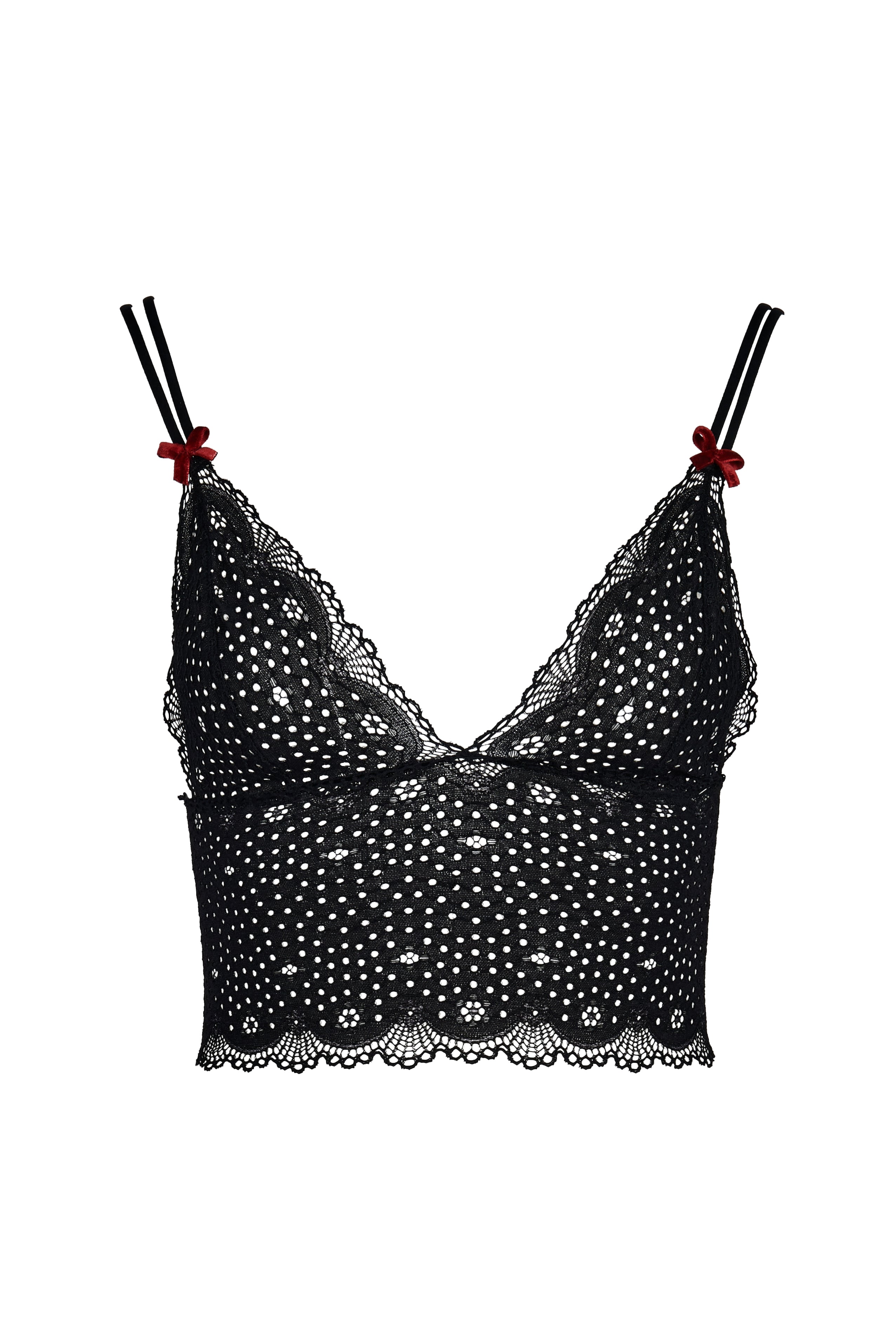 Pillow Talk Black Lace Bralette