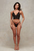 Pillow Talk Black Lace Thong