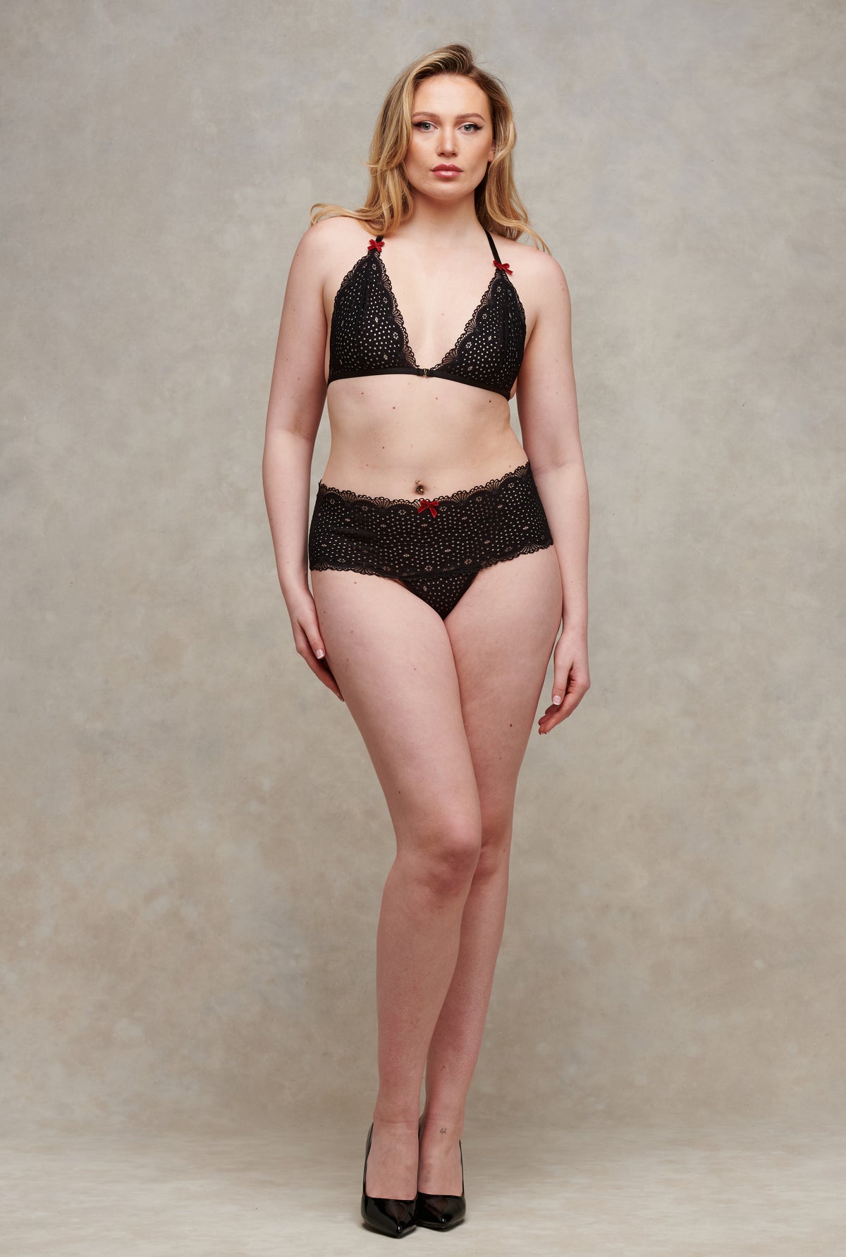 Pillow Talk Lace High Waisted Thong