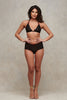 Pillow Talk Black Lace Triangle Bra