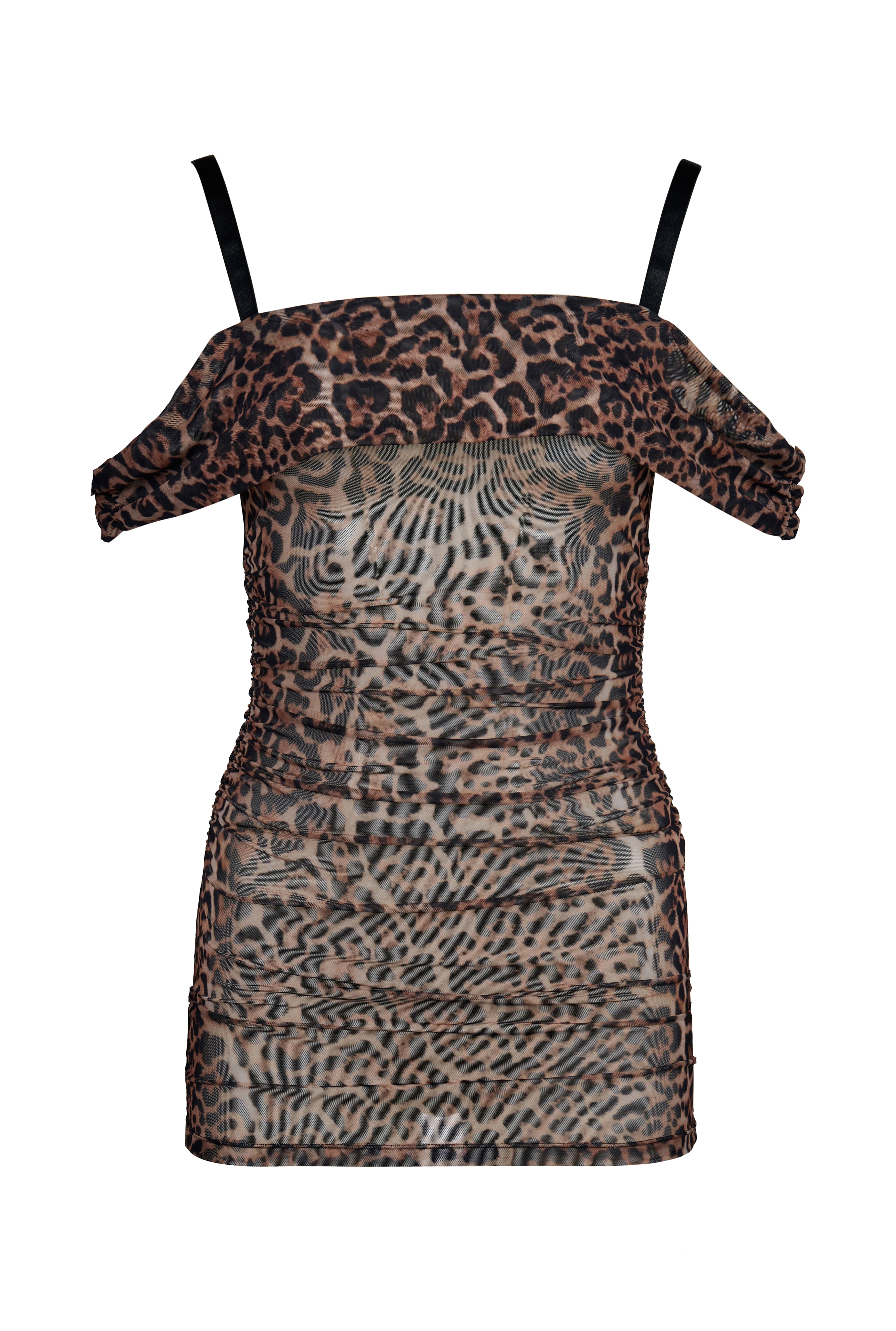 Showstopper Leopard Mesh Underwear Slip