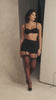 Wardrobe Mistress Black Microfibre Bodywear Suspender Girdle